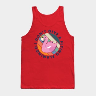 Cool Flamingo with Sunglasses Vintage Tank Top